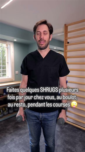 L’exercice le plus SOUS-CÔTÉ pour les douleurs aux CERVICALES & TRAPÈZES 💪