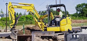 5.5K views · 180 reactions | Say hello to the SK45SRX. This #KOBELCO model offers the agility of a #MiniExcavator and plenty of torque to get you through the toughest of jobs. | Kobelco Construction Machinery USA | Facebook