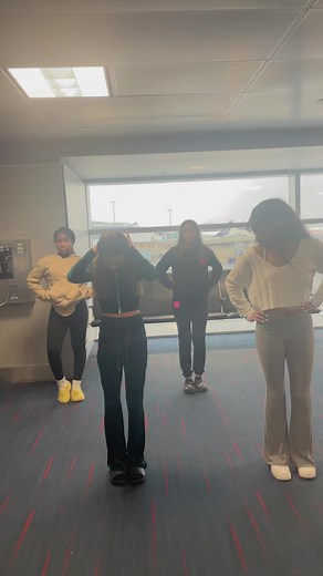 On our way to Hollywood California for some intense training, can you tell we are excited? #fyp #dance #hiphop #dancegroup #california