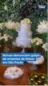 Brides denounce scam by party planning company in São Paulo. #BalançoGeral #Shorts