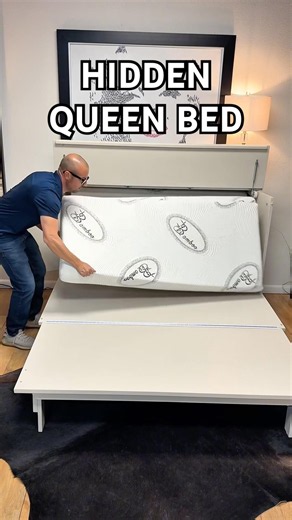 Hidden Queen Cabinet Bed That Opens in Seconds