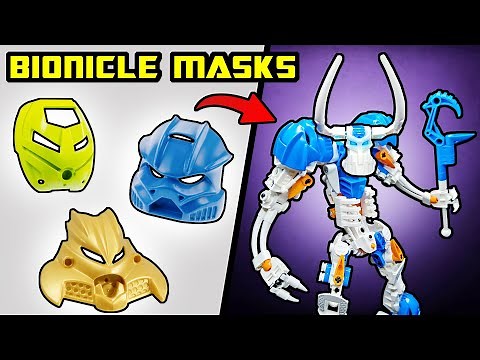 Using BIONICLE MASKS To Build EPIC LEGO MOCs