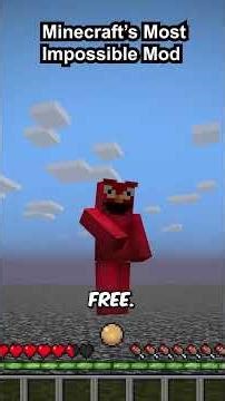 Minecraft's Most Impossible Mod #minecraft #minecraftsurvival