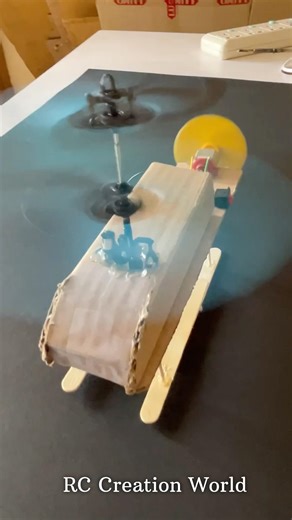 Cardboard DC motor helicopter #shorts #drone #viral #cardboard #craft #helicopter #plane #dcmotor