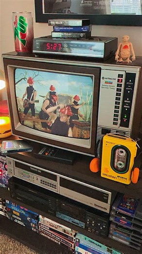 Rerun the 80s on Instagram: "Whip it good 🎶 DEVO is back in the spotlight! “Whip It” turns 45 this year, the iconic video just got an up-res, and there’s even a new DEVO documentary on Netflix. #devo #80smusic #80s #1980 #musicvideo"