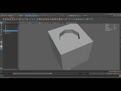 Creating Circular Geometry in Maya