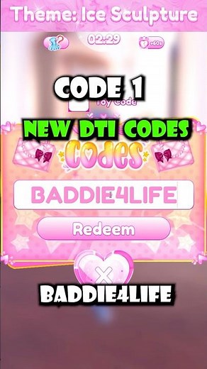 Dress to Impress New Working DTI Codes (UPDATE)