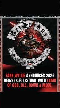 Zakk Wylde About His Special Berzerkus Fest Coming Up!