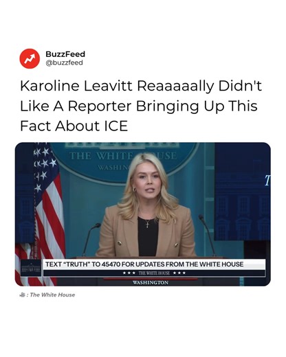 Nothing like calling someone a "left-wing hack" because they actually asked a good question. 🎥: The White House | BuzzFeed