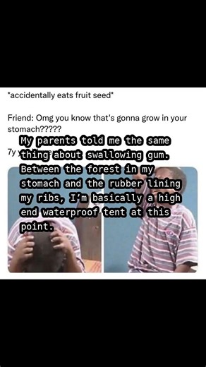 Swallowed a Seed? Reddit's Childhood Fears