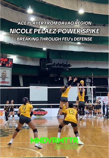 ACE PLAYER from DAVAO REGION - NICOLE PELAEZ power spike breaking through FEU's defense. #mindovermattersports #mindovermatterbrand #mindovermatterclothing #shakeyssuperleague #shakeysgvil #girlsvolleyball #volleyballworld #shakeys #USTE #FEU #nicolepelaez #davao #davaoregion #aceplayer #fyp