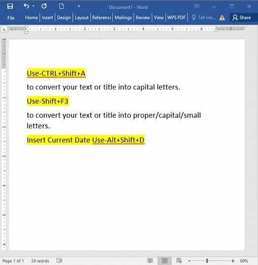 365OfficeQuickTips-Word Tricks #learnontiktok #fyp