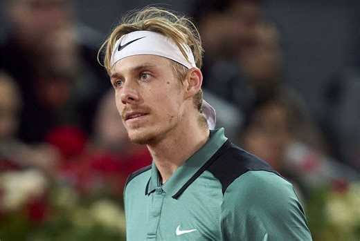 WATCH: Denis Shapovalov accidently hits chair umpire Mohamed Lahyani in the head; rushes to apologize during Swiss Indoors Basel QF loss