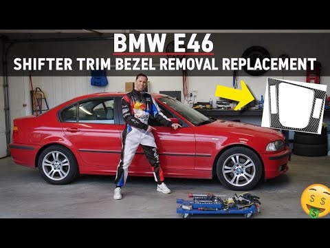 BMW E46 CENTER CONSOLE SHIFTER TRIM REMOVAL REPLACEMENT 323i 325i 330i 316d 318d 320d 325d 330d