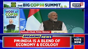 #COP28: 'India is committed to UN Framework for Climate Change process, that is why, from this stage, I propose to host COP33 Summit in India in 2028,' says PM Modi at the opening of the COP28 in Dubai #Dubai #PMModi #Climate | News18 | Facebook