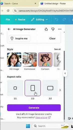 Ai Image Generator in Canva || How to Generate Ai Image on Canva