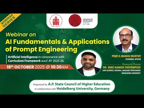Webinar on AI Fundamentals & Applications of Prompt Engineering - 2
