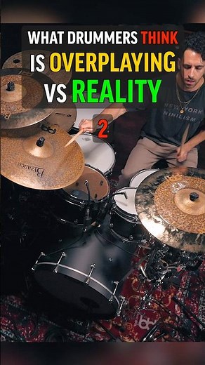 What Drummers THINK Overplaying Is vs Reality