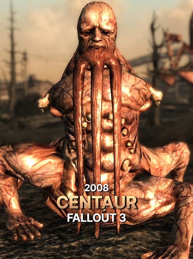 Evolution of Centaurs in Fallout Series (1997-2010)