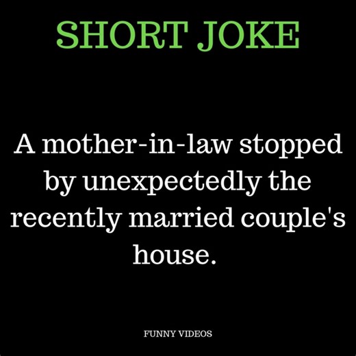A MOTHER IN LAW STOPPED BY UNEXPECTEDLY THE RECENTLY MARRIED COUPLES HOUSE. | Funny Videos