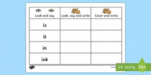 Words Beginning with i Worksheet