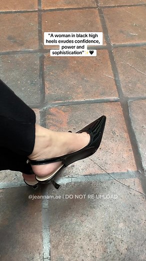 Part 6 | and it goes well with any outfit 🖤 #heels #stilettoheels #officeshoes #vden