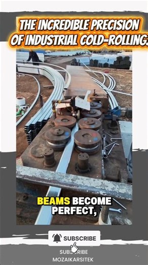 The Incredible Precision of Industrial Cold-Rolling. #viral #shotrs #engineering #civilengineering