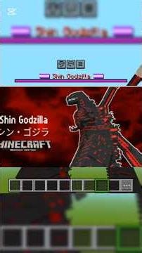Epic addons for Minecraft Bedrock 35: SHIN GODZILLA #minecraft