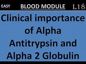 L18 Clinical importance of alpha antitrypsin and alpha 2 globin