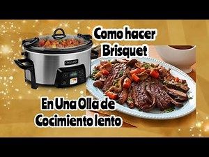 HOW TO MAKE BRISKET IN A SLOW COOKER