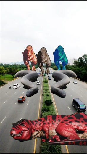 Dinosaur vs Anaconda big T-Rex //#dinosaur #shorts #youtubeshorts #jurassicworld #anaconda #trex