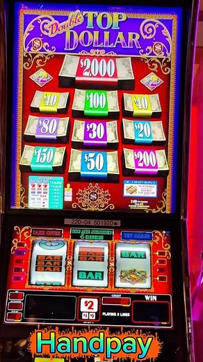 Handpay Double Top Dollar Times 2 Times 2