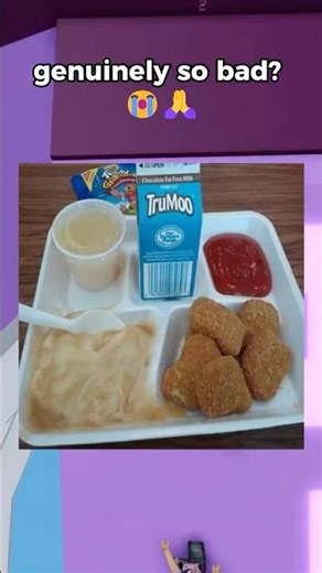 Why is school lunch genuinely so bad? 😭🙏