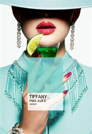 Share a brand color scheme every day—taday is Tiffany #tiffany #2026#colortrend #pantone #coloriftheyear