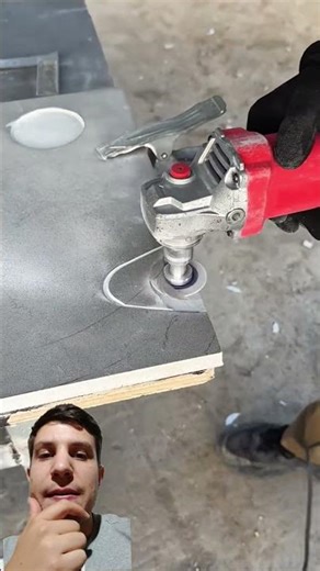 Tool Cuts Marble Like Butter. Special Blade and Perfect Technique
