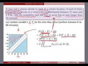 [Chapter 6] #5 Independent random variables