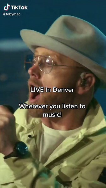 LIVE In Denver. Wherever you listen to music. #liveindenver #tobymac #hitsdeeptour