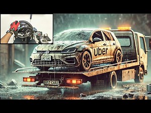 I Rebuilt a DESTROYED Golf R and Became an UBER Driver in GTA