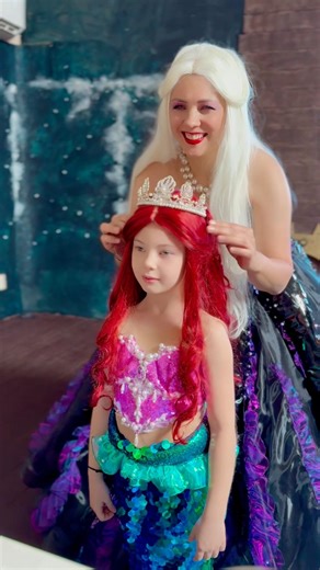 #Backstage 💜#fairytale #littlemermaid #ariel #arielcosplay #ursula #theseawitch #cosplay #cute