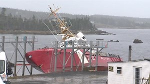Few leads as sabotaged Canadian Coast Guard vessel remains unrepaired in Nova Scotia