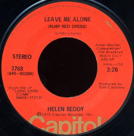 Helen Reddy - Leave Me Alone (Ruby Red Dress)
