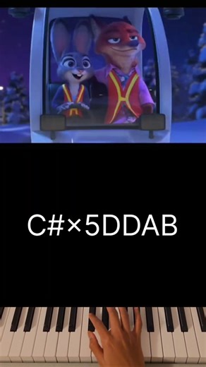 Zootopia ZOO piano tutorial #shorts #piano