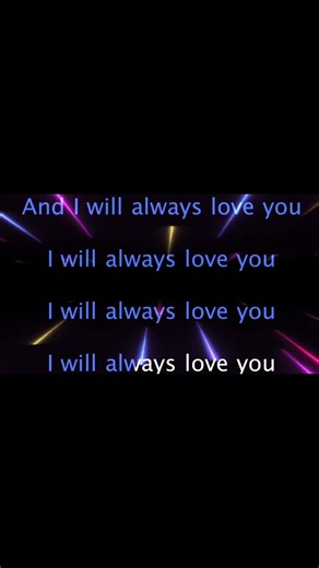 Whitney Houston's I Will Always Love You #shorts #karaoke #singalong #karaokeversion #karaokesongs