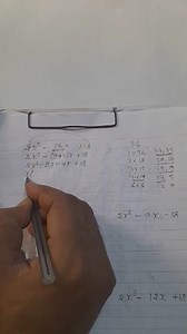 Spliting the middle term method... | Filo