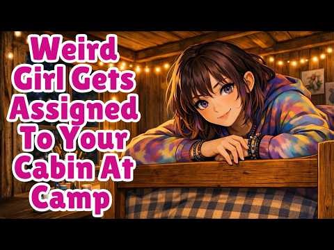 Weird Girl Gets Assigned To Your Cabin At Camp [F4M] [ASMR]