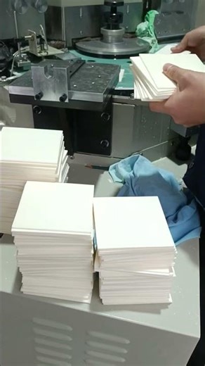 Double-Side Grinding of Mingrui Ceramic Sheets Substrates #ceramicparts #grinding