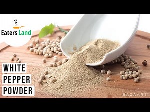 white pepper powder | pepper powder | how to make black pepper powder [*easy way*]