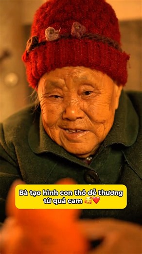 Bà Tạo Hình Con Thỏ Dễ Thương Từ Quả Cam #shorts #cute