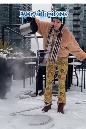 winte Everything froze 🥶🥶#cold #snow #foryoupage #winte