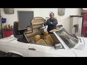 This Old Benz with Kent Bergsma: How to Lubricate the Soft Top on a Mercedes SL Convertible